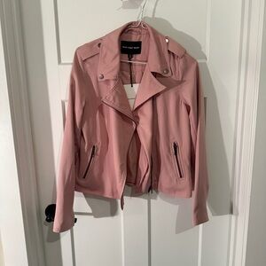Who What Wear Blush Moto Jacket NWT